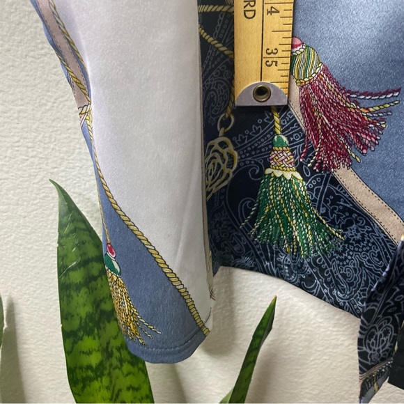 Kim Chul Ung Mode Shirt Dress Womens Runway Colorblock Top - Picture 4 of 9